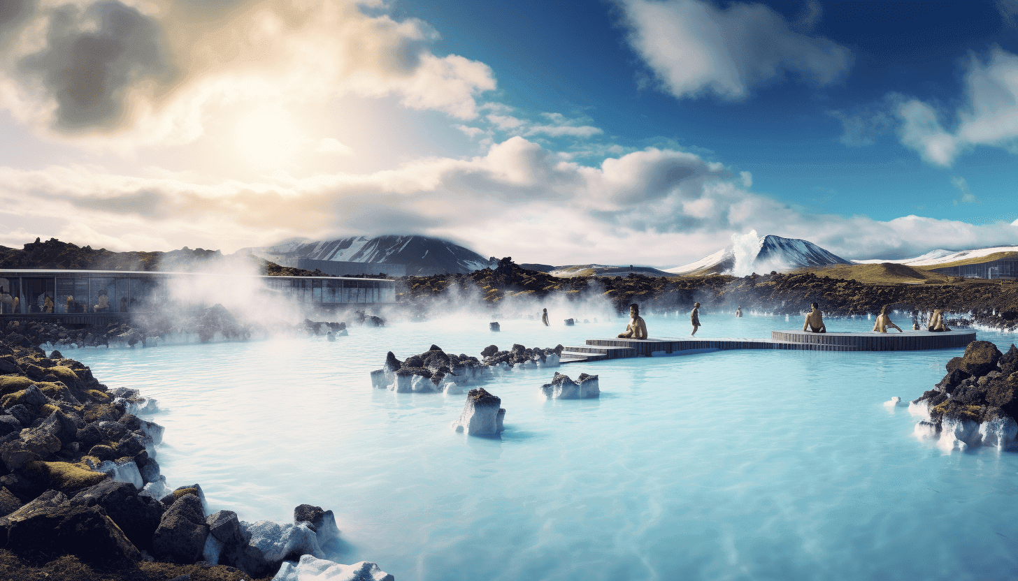 Blue Lagoon geothermal resort Iceland