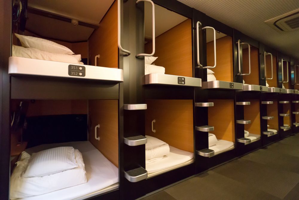 What is a capsule hotel: definition