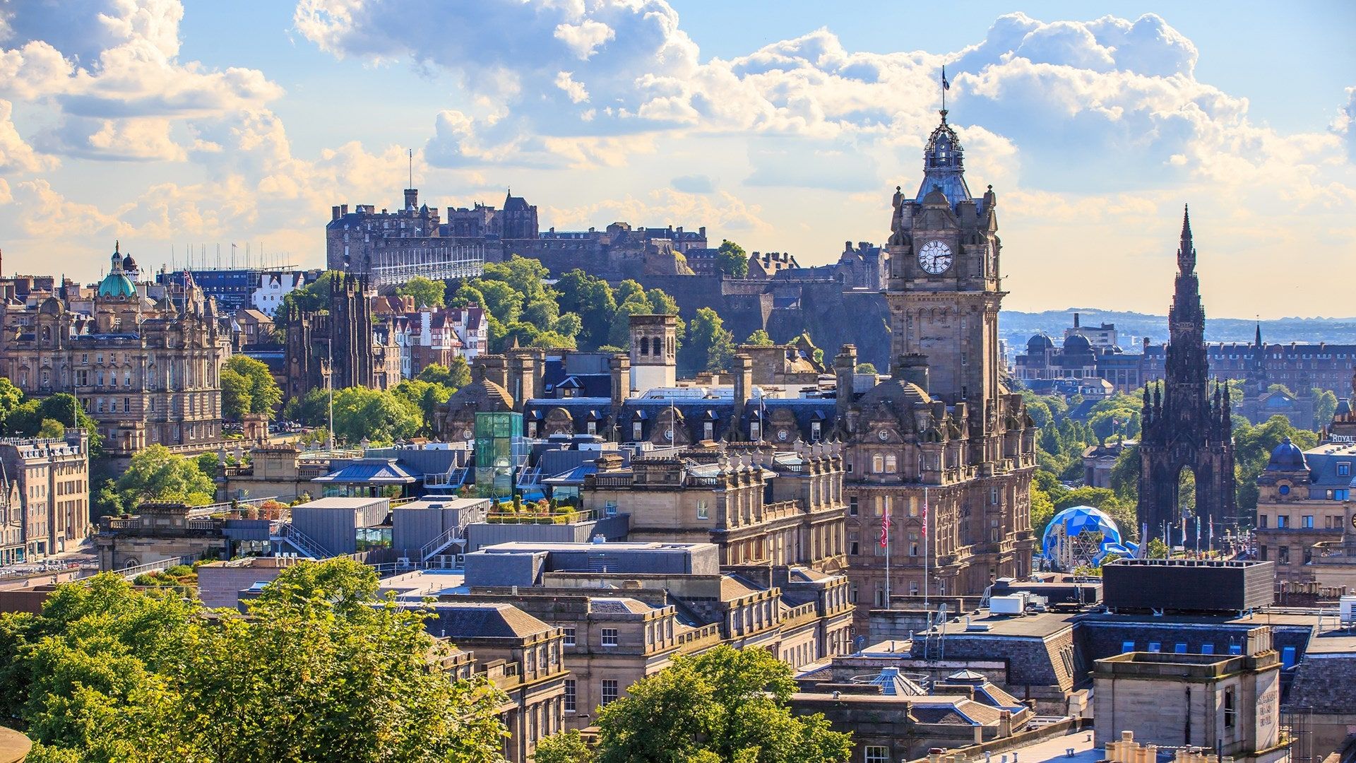 Edinburgh, Scotland in autumn 