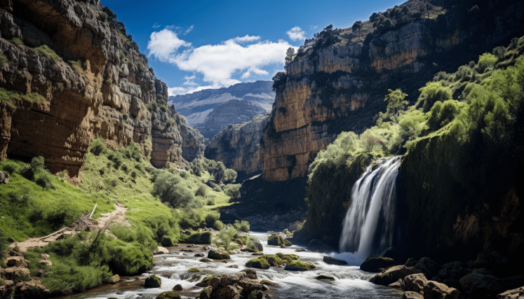 Nervion Falls and Delica Canyon