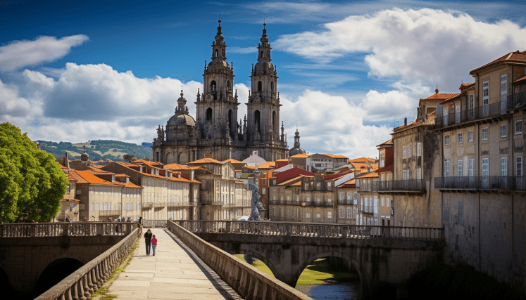 The Cathedral of Santiago de Compostela